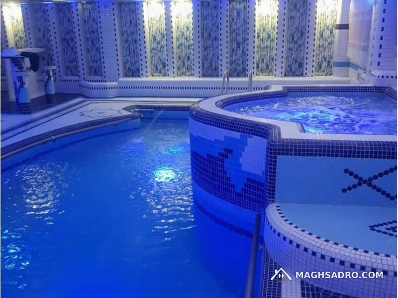 عکس ویلا لوکس استخر دار نمک آبرود