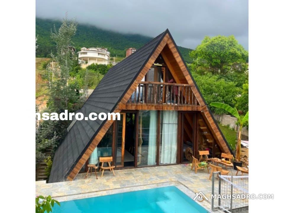 عکس کلبه چوبی در کلاردشت